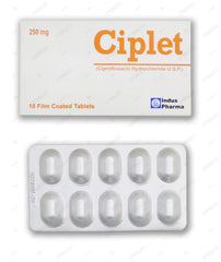 Ciplet Tablets 250mg (1 Box = 1 Strip)(1 Strip = 10 Tablets)