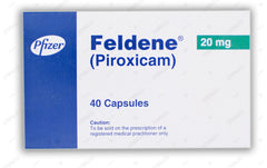 Feldene Capsules 20mg (1 Box = 4 Strips) (1 Strip = 10 Capsules)