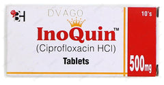Inoquin Tablets 500mg (1 Box = 2 Strips) (1 Strip = 5 Tablets)
