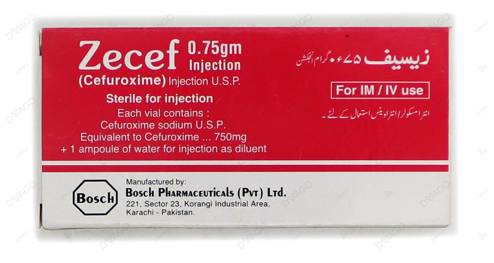 Zecef Iv/Im Injection 0.75mg (1 Box = 1 Injection)