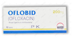 Oflobid Tablets 200mg (1 Box = 1 Strip)(1 Strip = 10 Tablets)