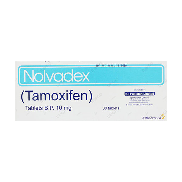 Nolvadex Tablets 10mg (1 Strip = 10 Tablets)