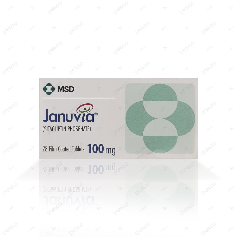 Januvia Tablets 100mg (1 Strip = 14 Tablets)