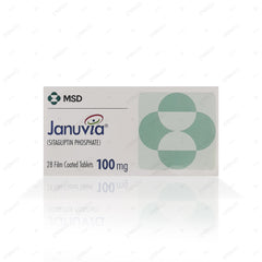 Januvia Tablets 100mg (1 Strip = 14 Tablets)