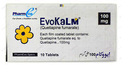 Evokalm Tablets 100mg (1 Box = 1 Strip)(1 Strip = 10 Tablets)