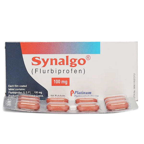 Synalgo Tablets 100mg (1 Box = 1 Strip)(1 Strip = 10 Tablets)