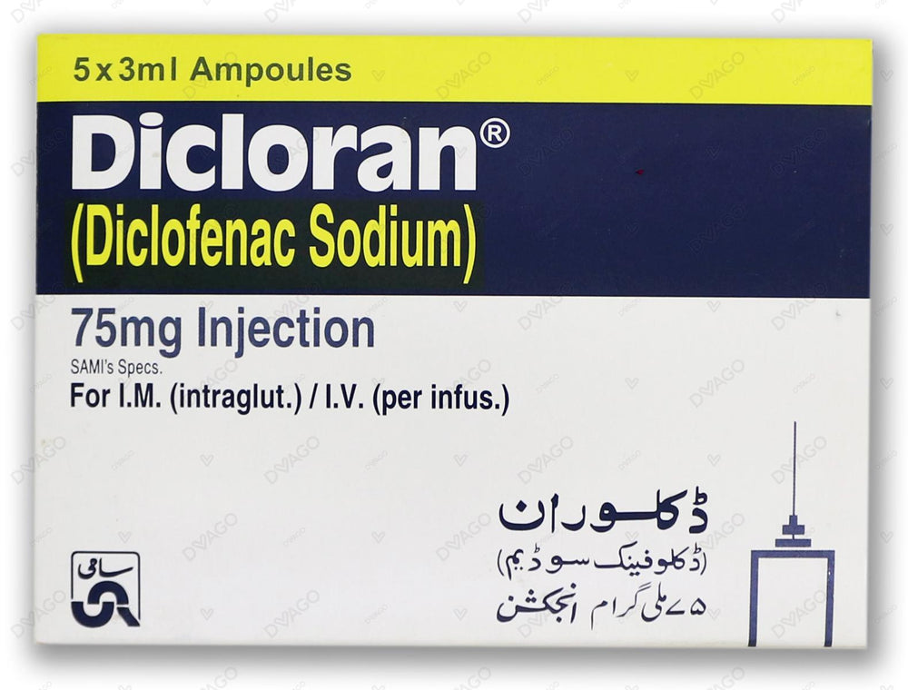 Dicloran Im/Iv Injection 75mg (1 Box = 5 Ampoules)