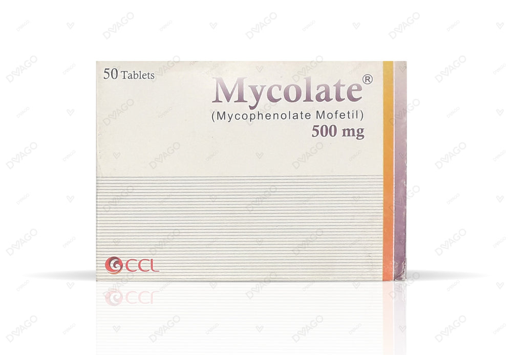 Mycolate Tablets 500mg (1 Strip = 10 Tablets)