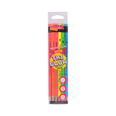HB 9008 BAHADUR TRI GLOW PENCIL 12PCS PACK Default Title - MamasJan Toys