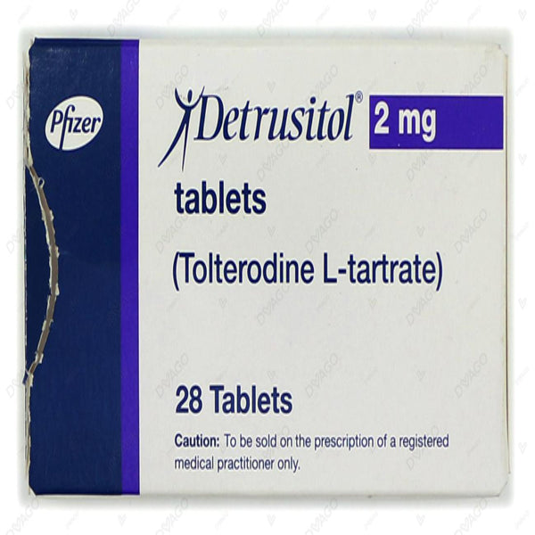 Detrusitol Tablets 2mg (1 Box = 2 Strips) (1 Strip = 14 Tablets)