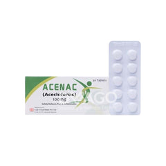 Acenac Tablets 100mg (1 Box = 3 Strips) (1 Strip = 10 Tablets)