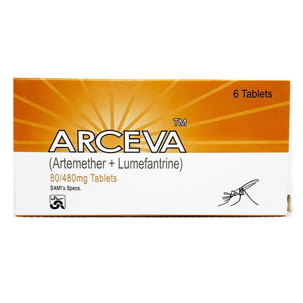 Arceva Tablets 80mg/480mg (1 Box = 1 Strip)(1 Strip = 6 Tablets)
