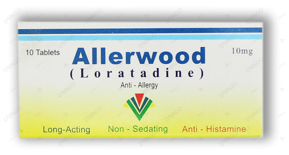 Allerwood Tablets 10mg (1 Box = 1 Strip)(1 Strip = 10 Tablets)