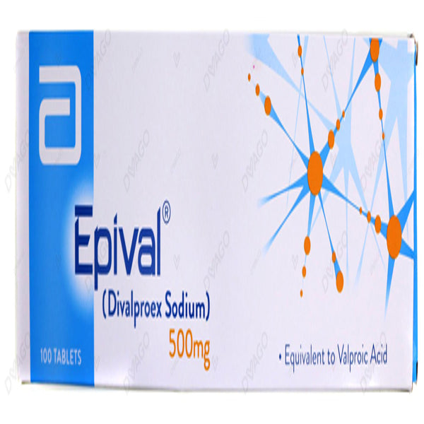 Epival Tablets 500mg (1 Box = 10 Strips) (1 Strip = 10 Tablets)