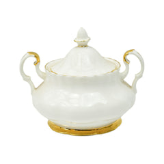 SUGAR POT ROYAL ALBERT VALDOR/LARGE Default Title - MamasJan Crockery