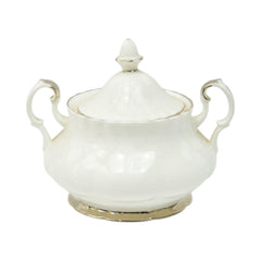 SUGAR POT ROYAL ALBERT CHANTILLY LARGE Default Title - MamasJan Crockery