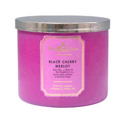 BATH & BODY WORKS BLACK CHERRY MERLOT SCENTED CANDLE 411G Default Title - MamasJan Makeup