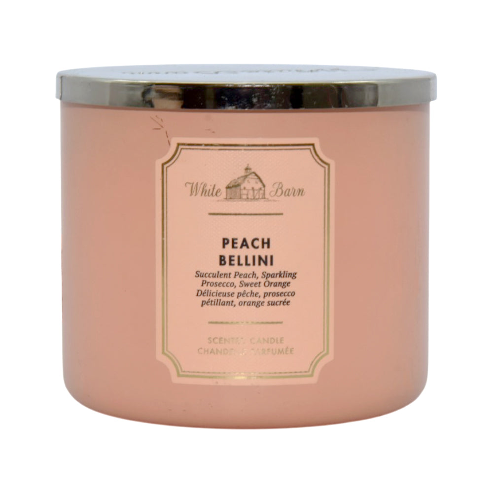 BATH & BODY WORKS PEACH BELLINI SCENTED CANDLE 411G Default Title - MamasJan Makeup