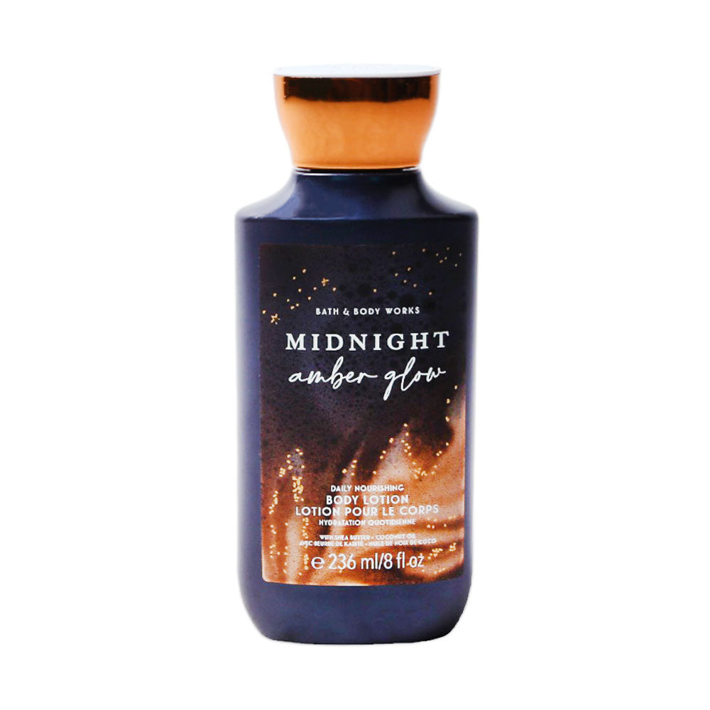 BBW MIDNIGHT AMBER GLOW BODY LOTION Default Title - MamasJan Makeup