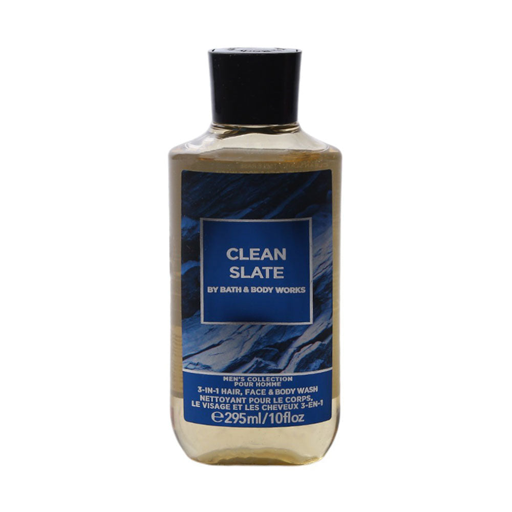 BBW CLEAN SLATE MENS 3IN1 SHOWER GEL 295ML Default Title - MamasJan Makeup