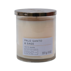 BBW PALO SANTO & SAGE SCENTED CANDLE 227G Default Title - MamasJan Makeup