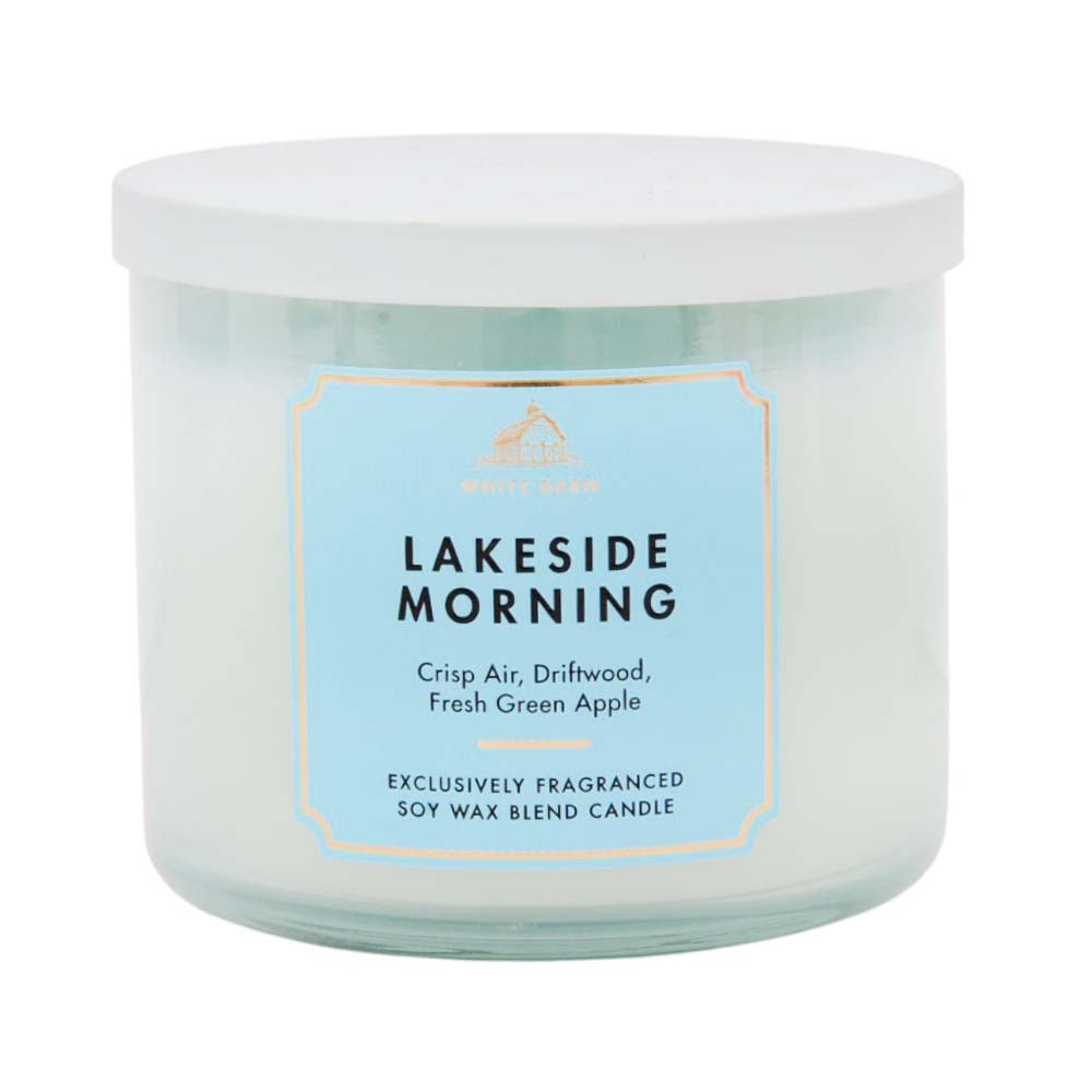 BATH AND BODY WORKS LAKESIDE MORNING CANDLE 411G Default Title - MamasJan Makeup