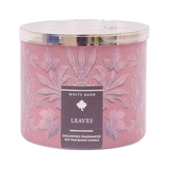 BATH AND BODY WORKS WHITE BARN LEAVES CANDLE 411G Default Title - MamasJan Makeup