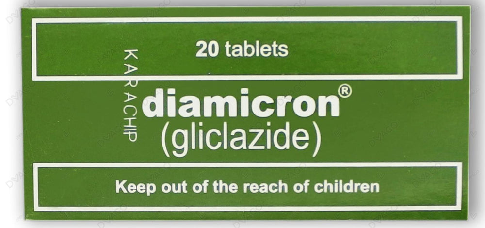 Diamicron Tablets 80mg (1 Box = 1 Strip)(1 Strip = 20 Tablets)