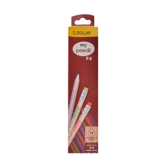 PT666B DOLLAR MY PENCIL PENCILS 12PC PACK Default Title - MamasJan Toys