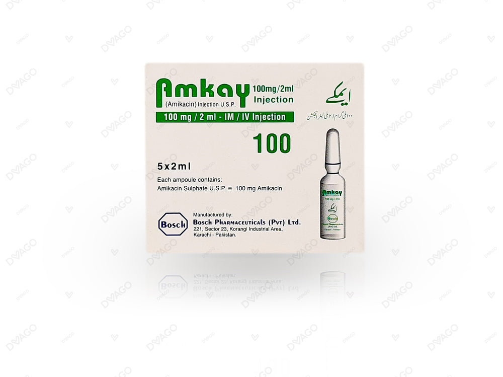 Amkay Im/Iv Injection 100mg/2ml (1 Box = 5 Injection)