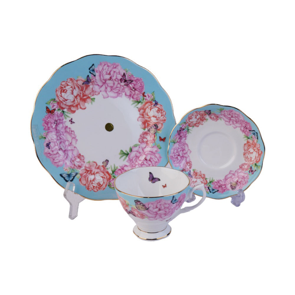 CUP & SAUCER SET ROYAL ALBERT 3PC MIRAND DEVOTION Default Title - MamasJan Crockery