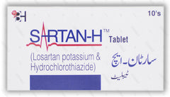 Sartan-H Tablets 50mg/12.5mg (1 Box = 1 Strip)(1 Strip = 10 Tablets)