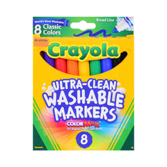 587808 CRY ULTRA CLEAN WASHABLE MARKERS 8 PACK (A.I) Default Title - MamasJan Toys