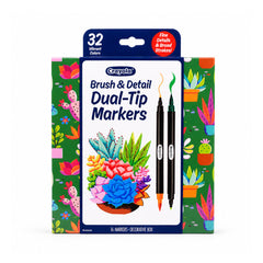586755 CRY 16CT BRUSH DUAL END MARKERS A.I Default Title - MamasJan Toys