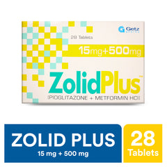 Zolid Plus Tablets 15/500mg (1 Strip = 7 Tablets)