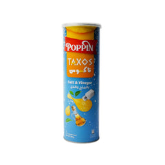 POPPIN CHIPS TAXOS SALT & VINEGAR 110 GM Default Title - MamasJan GroceryFoods