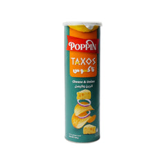 POPPIN CHIPS TAXOS CHEESE & ONION 110 GM Default Title - MamasJan GroceryFoods