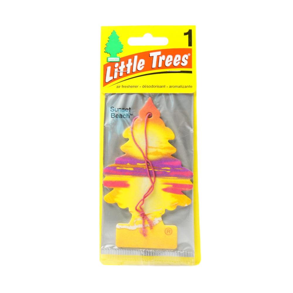 LITTLE TREES CARD AIR FRESHENER SUNSET BEACH Default Title - MamasJan Grocery Nonfood