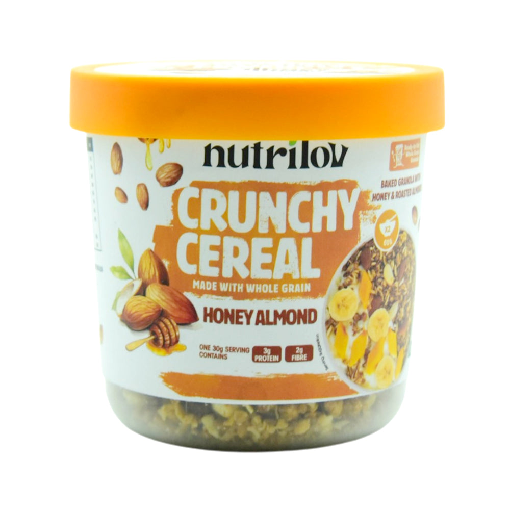 NUTRILOV CRUNCHY CEREAL HONEY ALMOND 70G Default Title - MamasJan Grocery