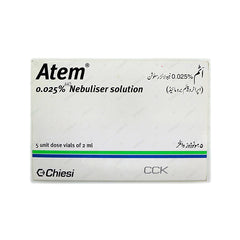Atem Nebuliser Solution Ampoule 0.025% 2ml (1 Box = 10 Ampoules)