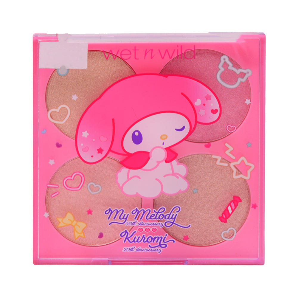 WET N WILD FACE QUAD HIGHLIGHTER PALETTE 14G Default Title - MamasJan Makeup