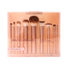 REAL TECHNIQUES FACE+CHEEK+EYE 9PC BRUSH SET Default Title - MamasJan Makeup