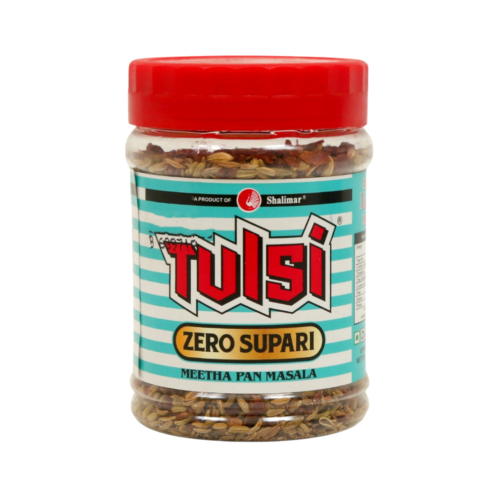 TULSI ZERO SUPARI PAN MASALA JAR 100 GM Default Title - MamasJan Grocery Food