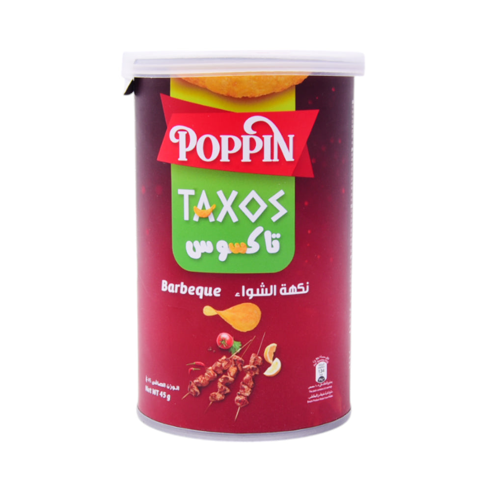 POPPIN CHIPS TAXOS BARBEQUE 45 GM Default Title - MamasJan GroceryFoods