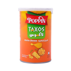 POPPIN CHIPS TAXOS EXTRA CHEESE 45 GM Default Title - MamasJan GroceryFoods