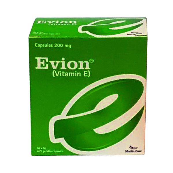 Evion Capsules 200mg (1 Strip = 10 Capsules)