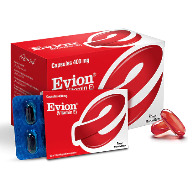 Evion Capsules 400mg (1 Strip = 10 Capsules)