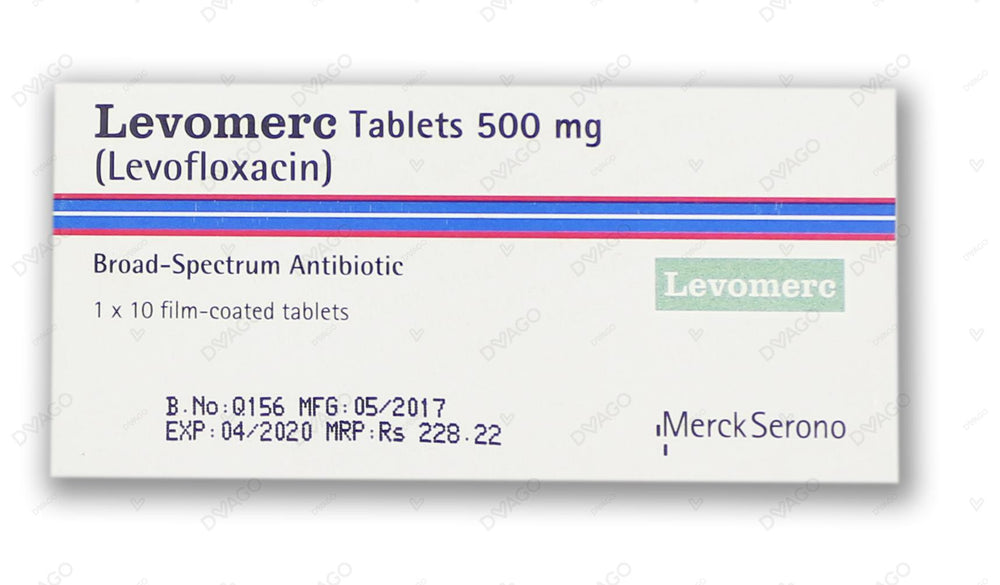 Levomerc Tablets 500mg (1 Box = 1 Strip)(1 Strip = 10 Tablets)