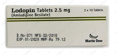 Lodopin Tablets 2.5mg (1 Strip = 10 Tablets)