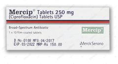 Mercip Tablets 250mg (1 Box = 1 Strip)(1 Strip = 10 Tablets)